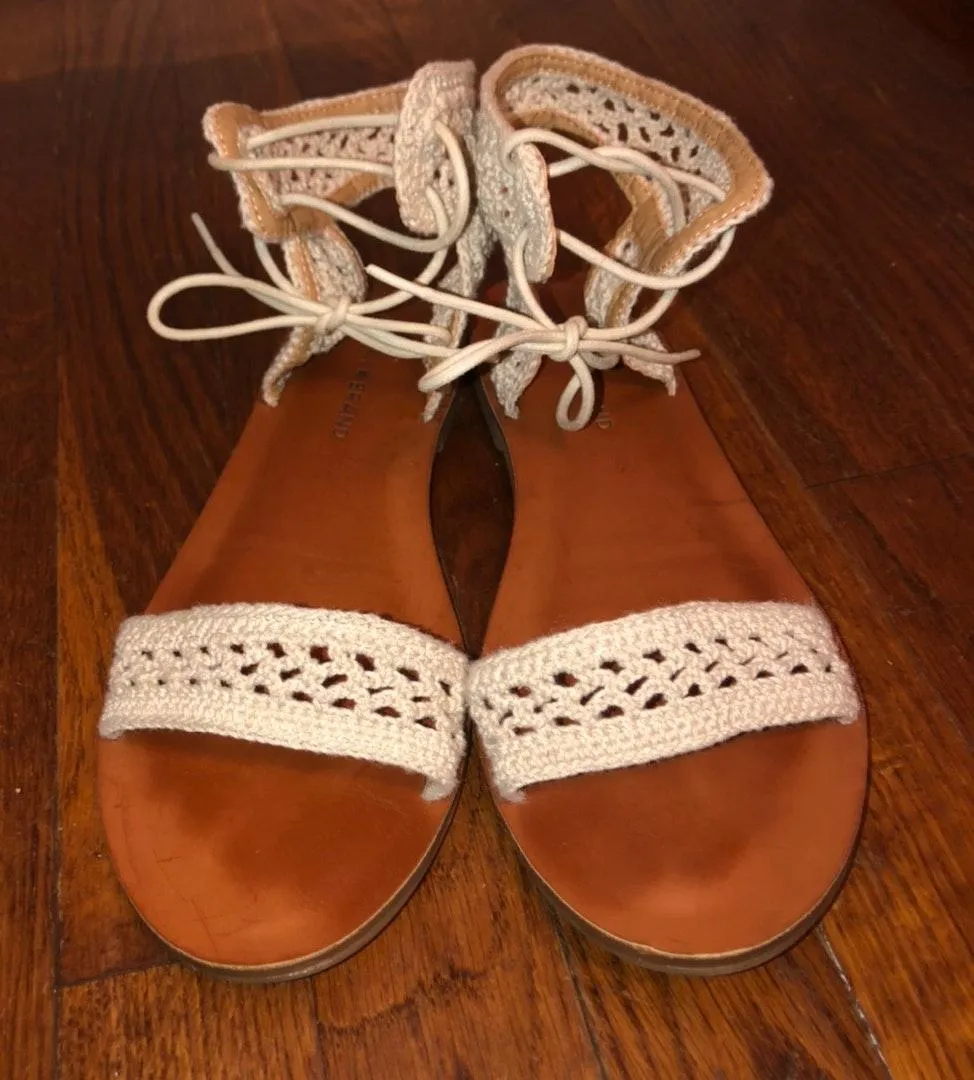 Lucky Brand Ariah Macrame Flat Sandal - Image 4