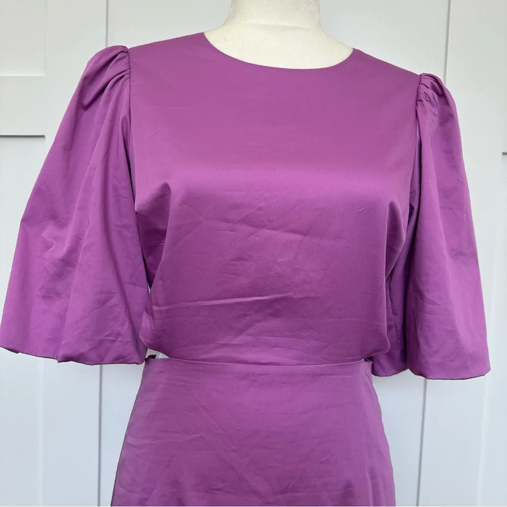 Veronica Beard Cutout Ruffle Poplin Mini Dress - Image 9