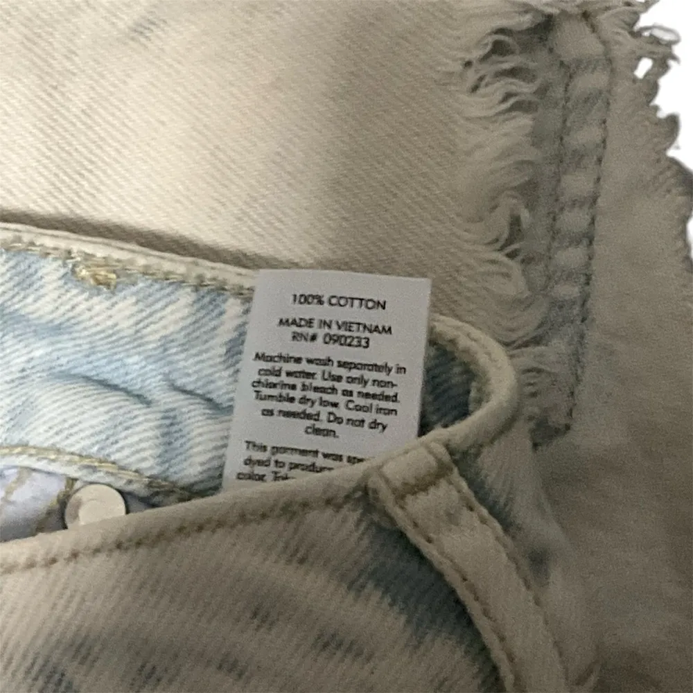 NWT Pacsun Size 22” Light Wash High Rise Festival 100% Cotton Shorts - Image 3