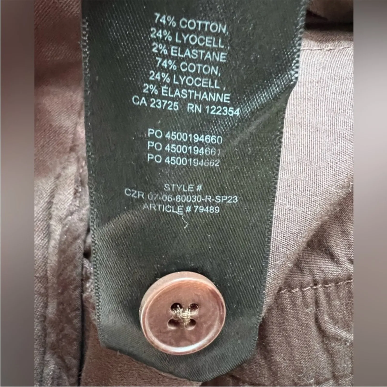 Aritzia Wilfred Free Brown High Rise Wide ish Leg Ascendant Trouser Pant - 00 - Image 10