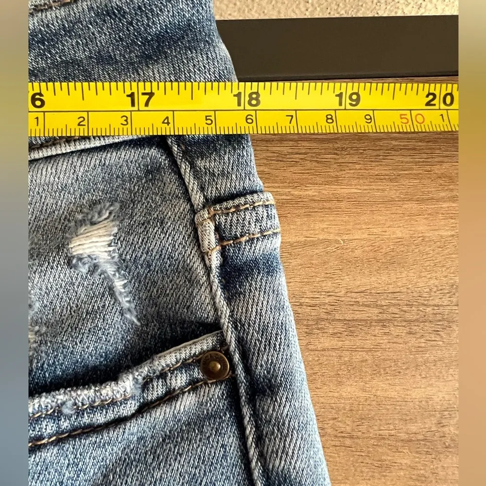 Mica Distressed Denim Shorts Size 1X NWT Size 14W-16W - Image 5
