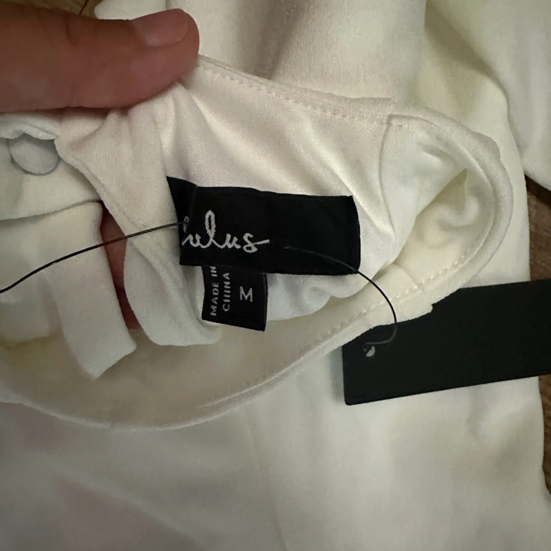 Lulus All That You Wish For White Mock Neck Cutout Bodycon
Dress - Image 5