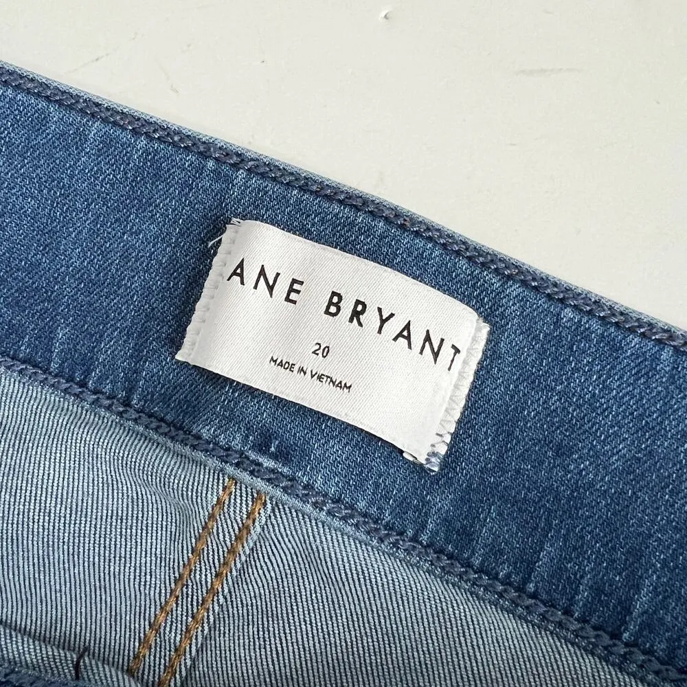 Lane Bryant Pearl Embellished Pull On Jeans Plus Size 20 - Image 3