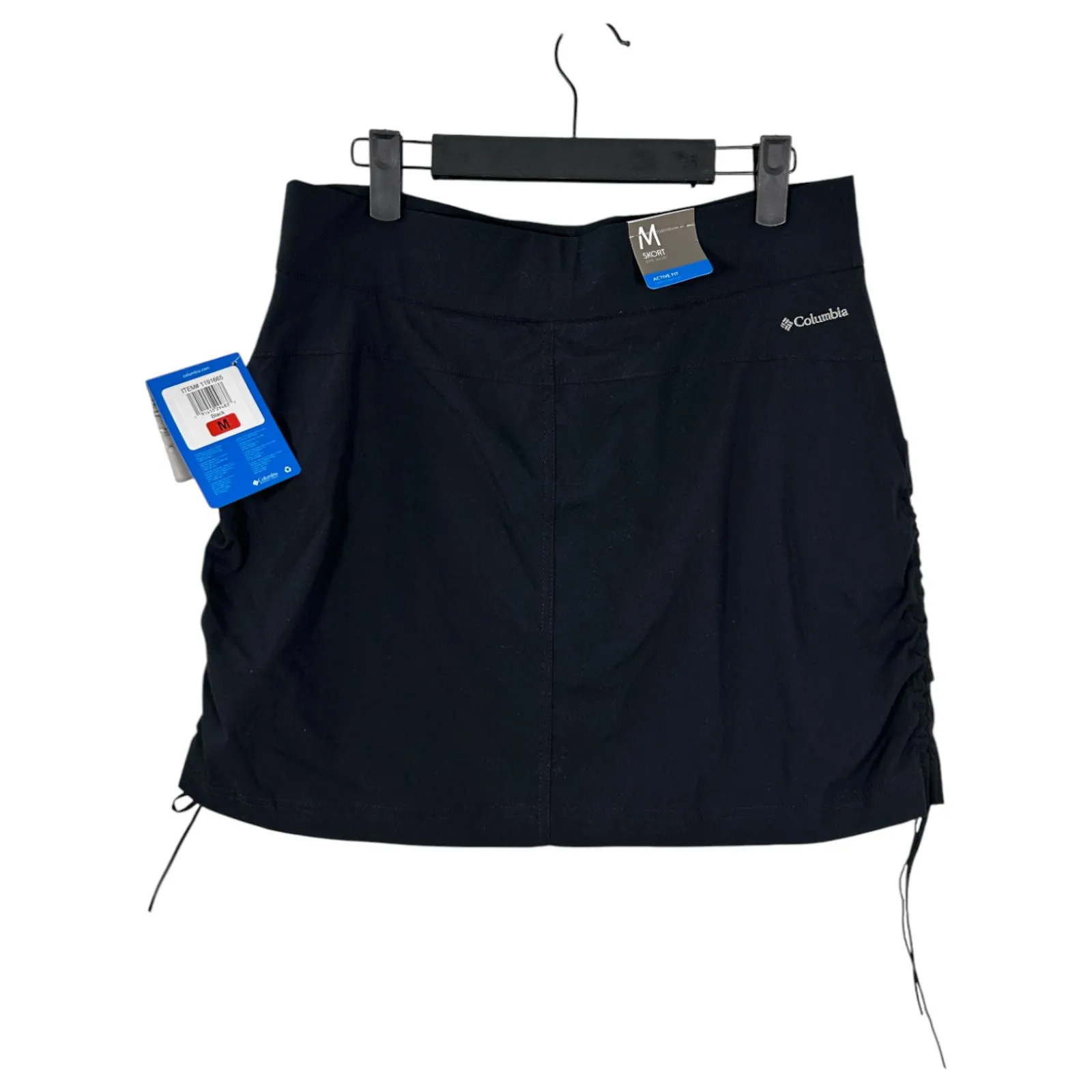 Columbia All Seasons Ruched Skirt UPF Skort Black Medium NEW with Tags - Image 4
