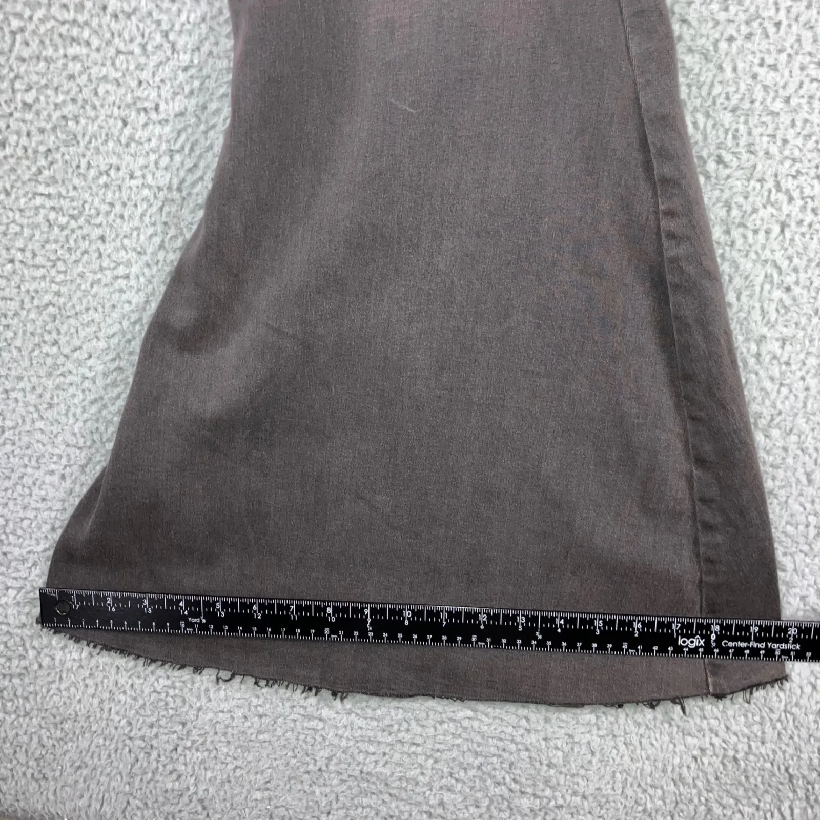 Free People We The Free Smoke Stack Bell Bottom Jeans Women 31 Gray High Rise - Image 6