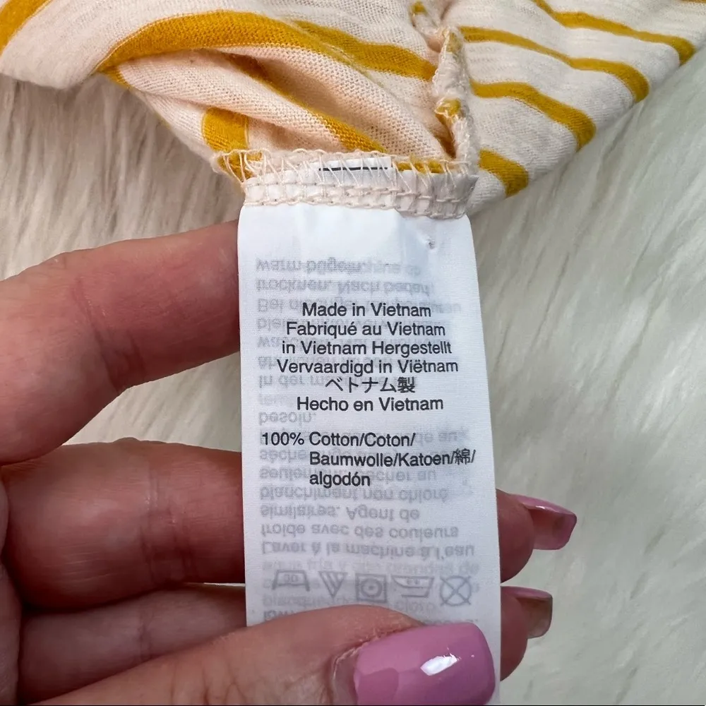 Madewell Whisper Cotton Pocket Tank in Baker Stripe - Image 11