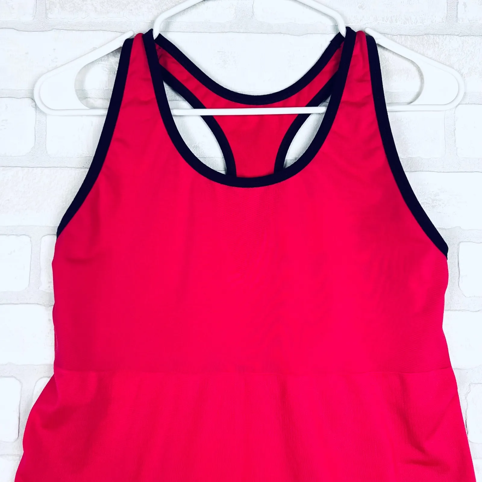 Patagonia Red Racerback Tank Dress Athletic Workout Athleisure Size L - Image 4