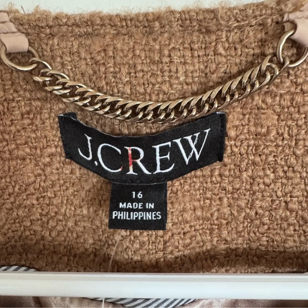 NWT J.Crew Frances Lady Jacket in Martime Tweed size 16 - Image 5