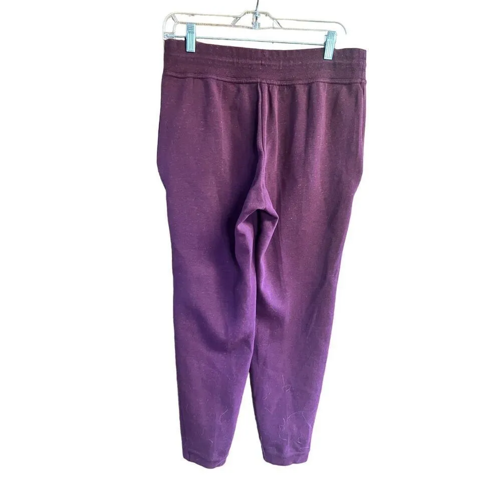 Nike Womans Sweatpants* Drawlstring Waist * Burgundy Sz M ** - Image 2