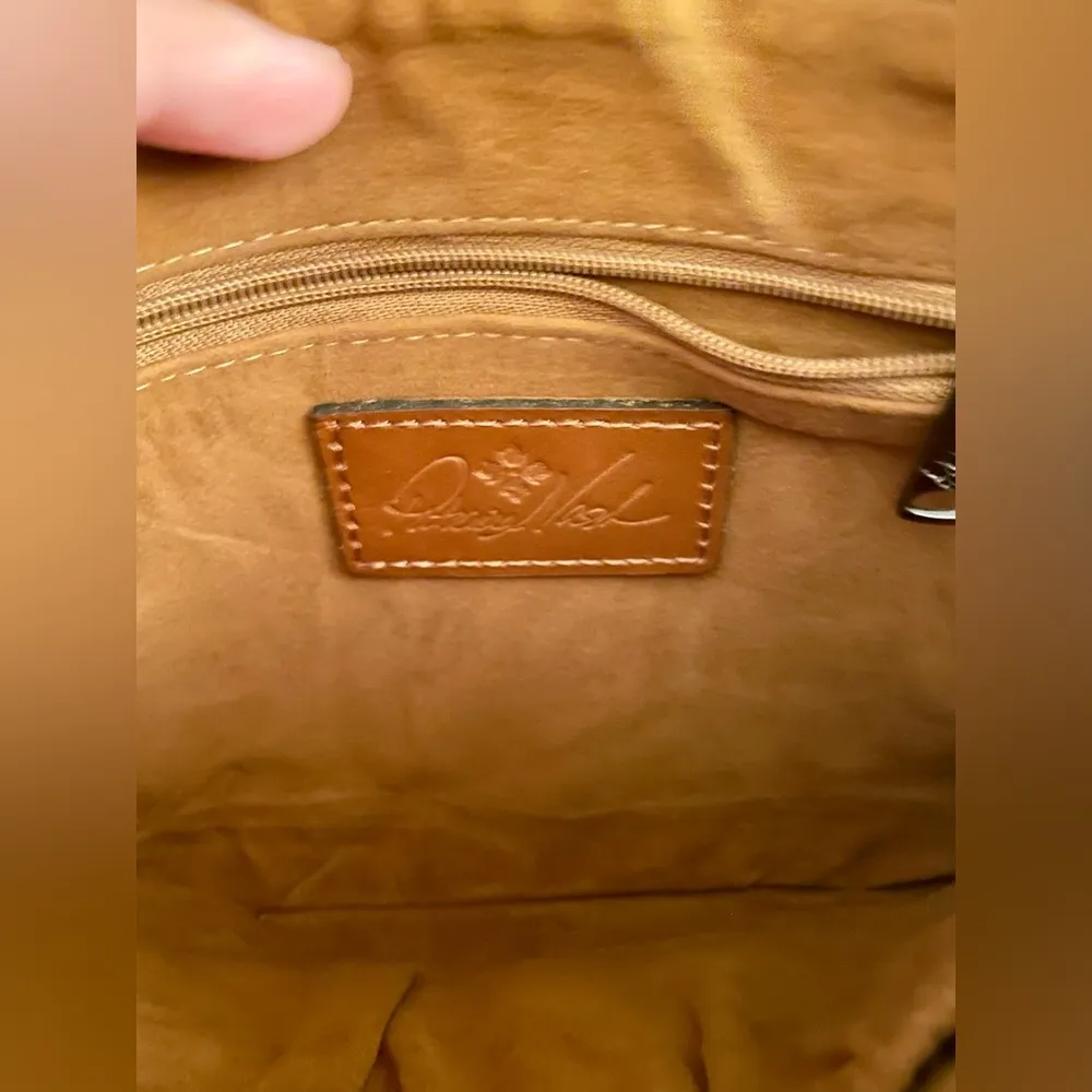 NWT - | Cassini Tooled Leather Wristlet | Burnt Magenta | $79 - Image 8