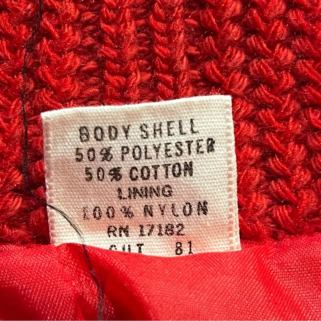 Vintage Walls blizzard pruf insulated Red coveralls Jumpsuit size 12 unisex - Image 4