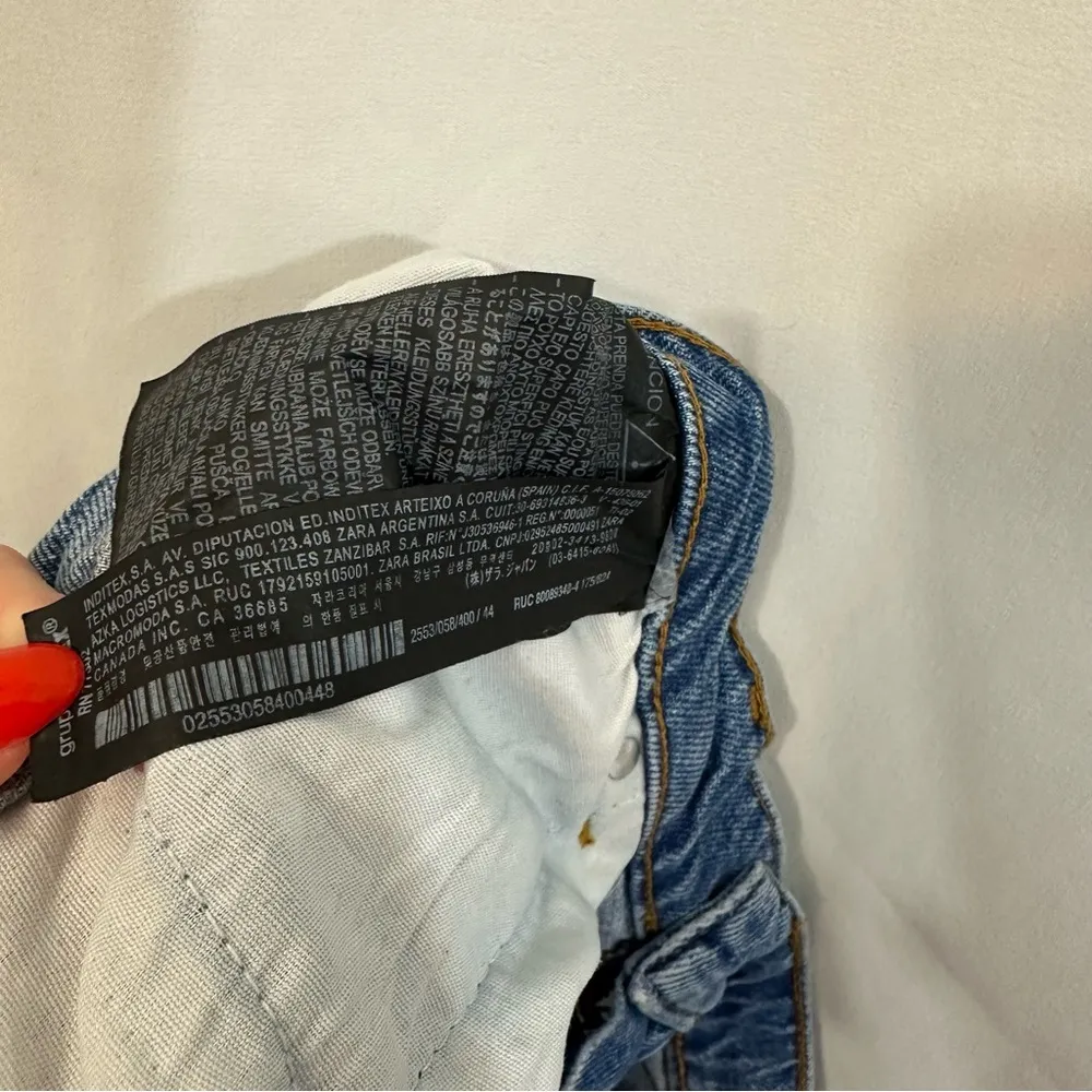 The 90s Bermuda High Rise Loose Fit Denim Jean Shorts - Image 10