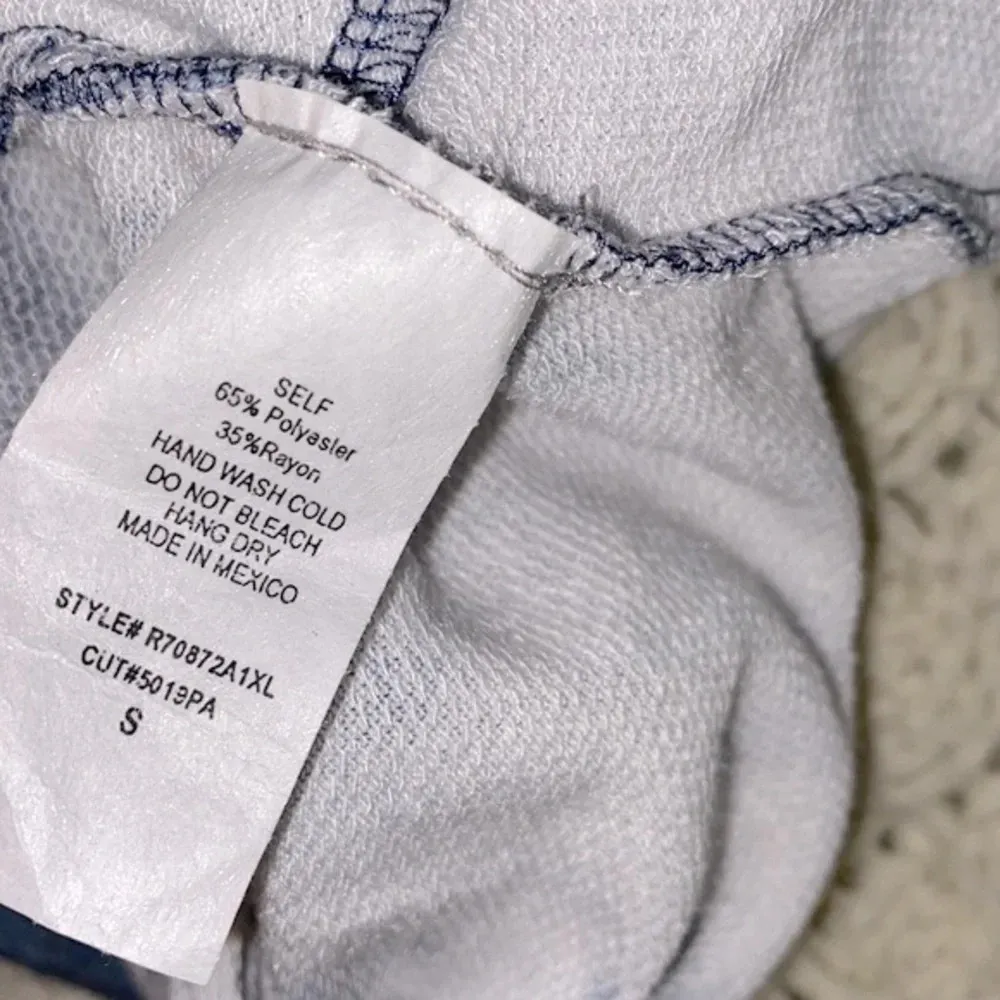 White birch blue tie dye cozy jersey romper size small - Image 8