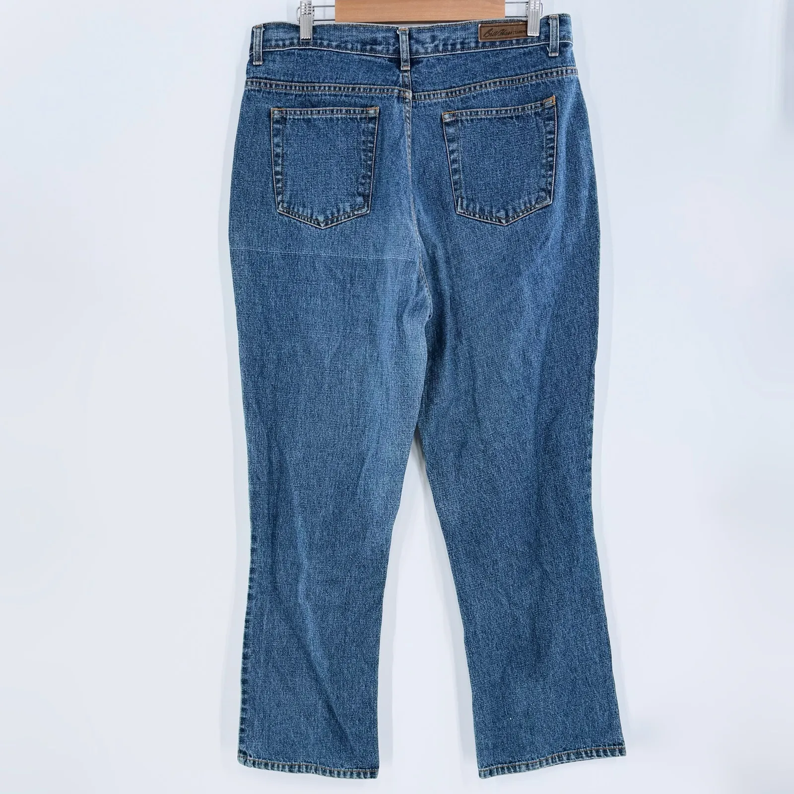 Bill Blass Perfect Fit Medium Wash Straight Leg Denim Jeans Size 14 Blue - Image 2