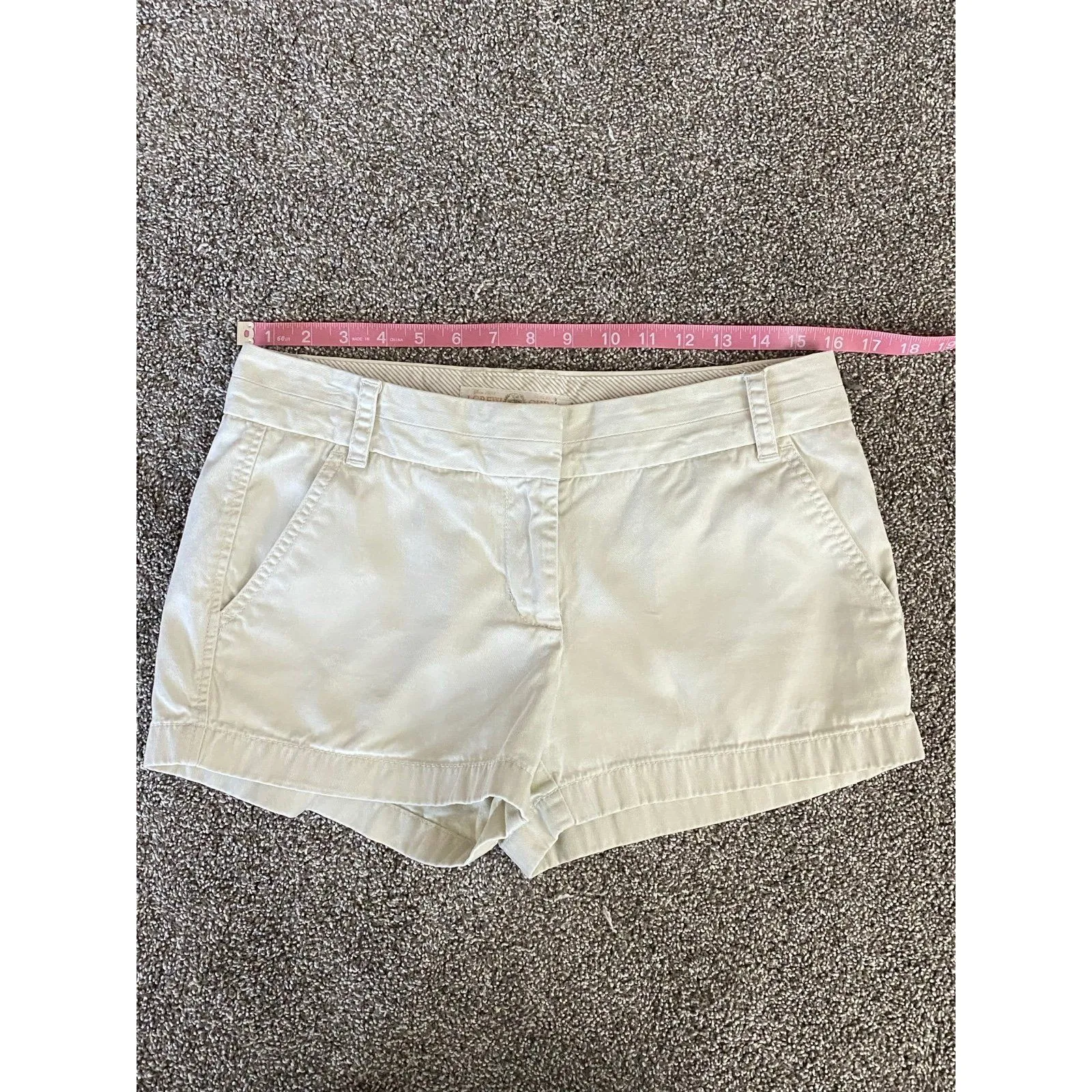 J.Crew Chino Classic Twill Shorts – Size 6 Beige - Image 3
