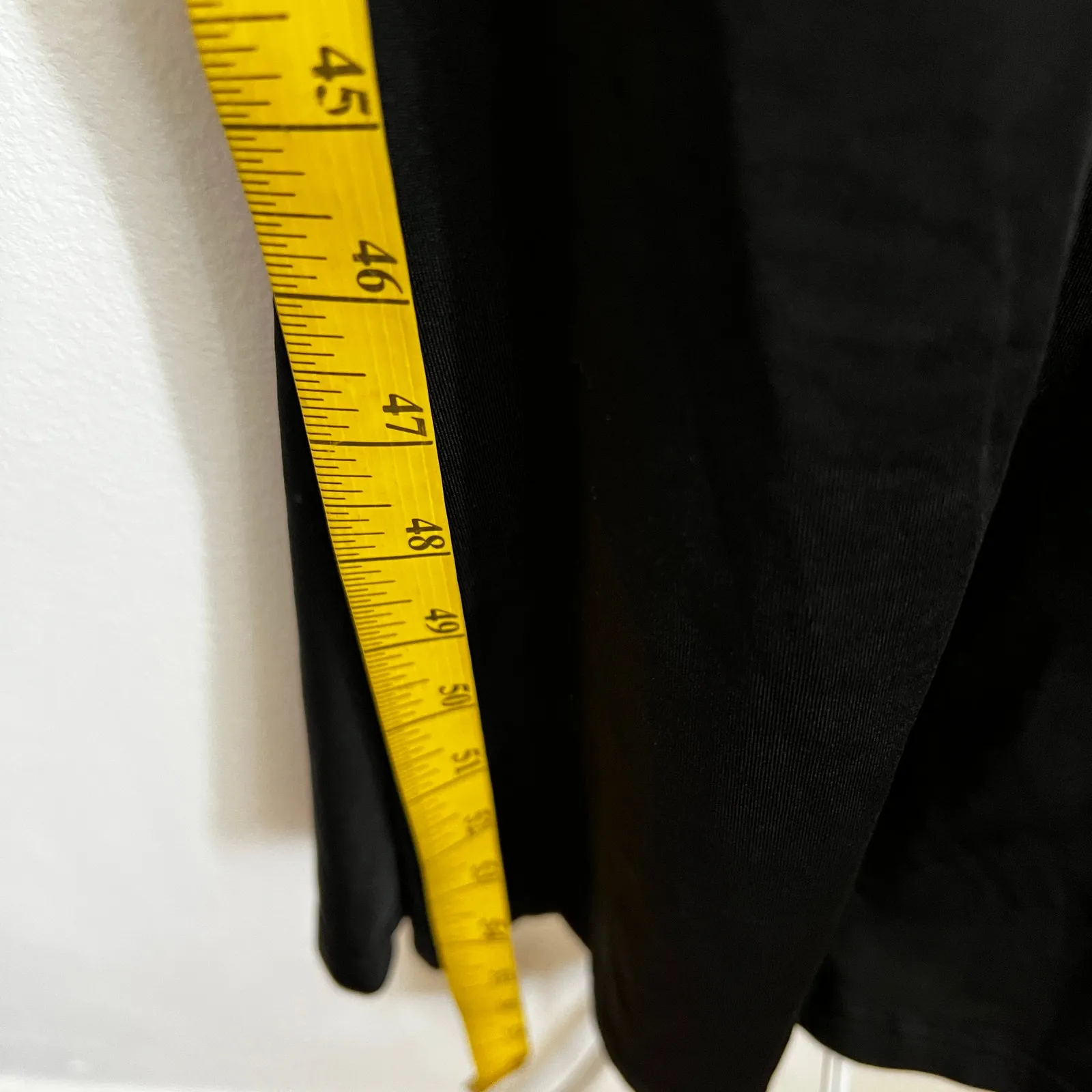 Black Maxi Dress, Y2K 2000s Retro Indie‎ Boho Soft Girl Gothic XS - Image 3