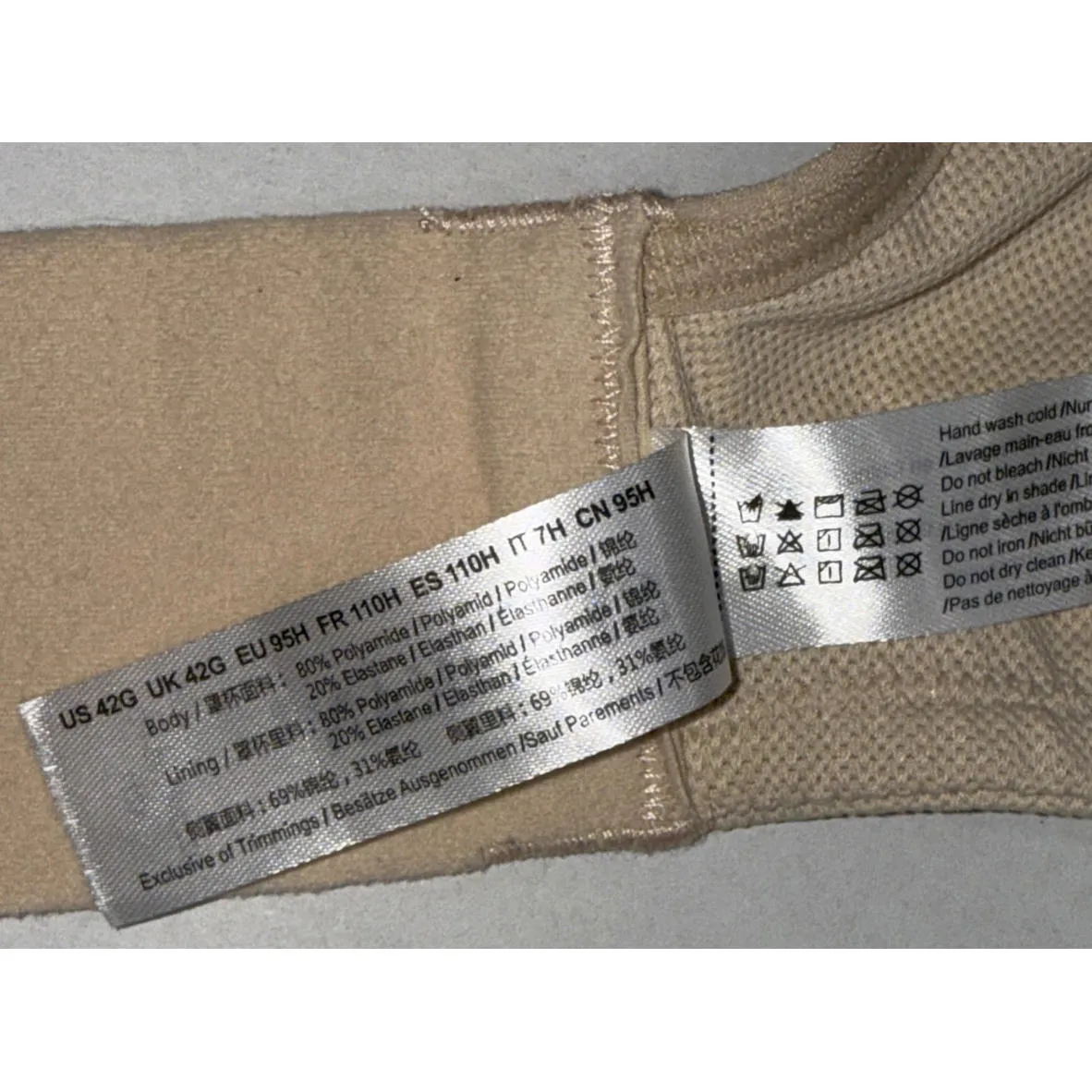 SYROKAN Adjustable Sports Bra Sz 42G Convertible High Impact Wire Support - Image 5