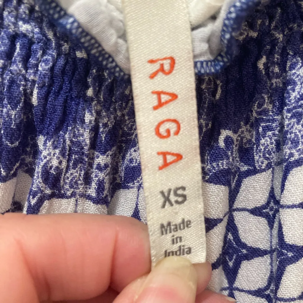 Raga Blue Boho Pom Pom Romper XS | Festival Gypsy Style - Image 6