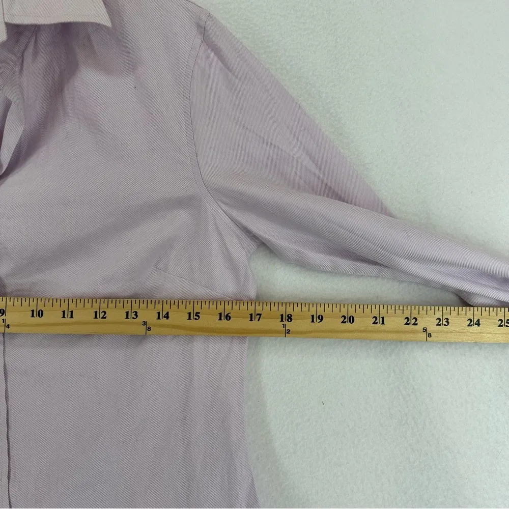 Hawes & Durtis Semi Fitted Long Sleeve Button Up Shirt Women’s 6 Pink - Image 5