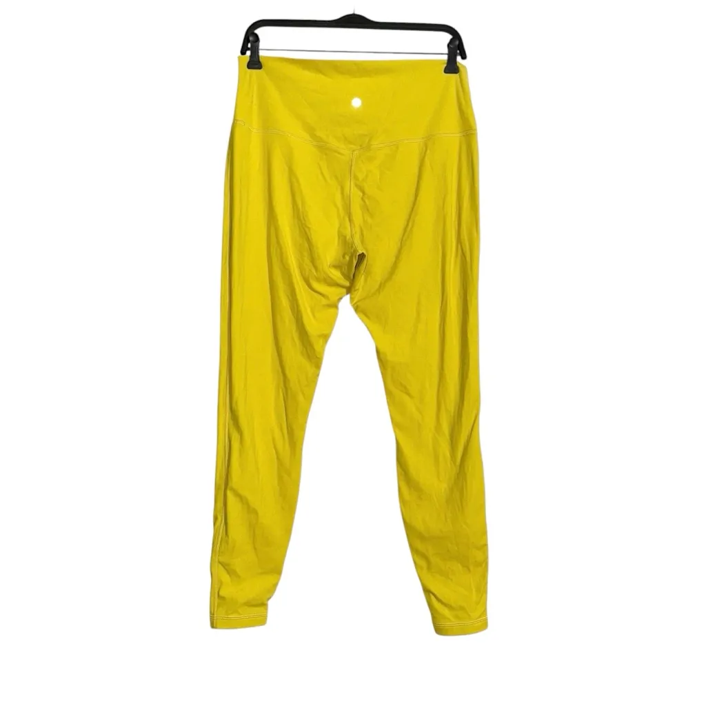 Lululemon Align Pant 28”Double Lined Yellow High Rise Leggings 14 in Yellow Pear - Image 2