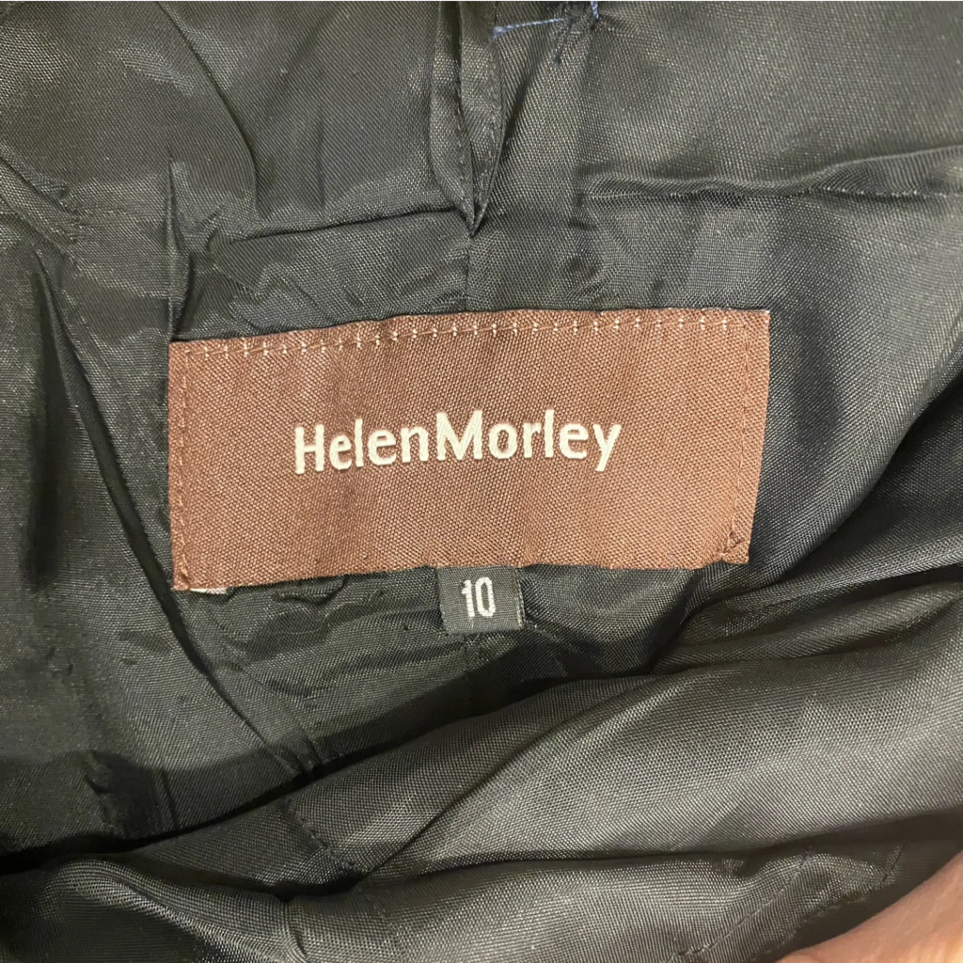 🌟HELEN MORLEY🌟 STRAPLESS BLACK LACE EVENING GOWN MAXI DRESS SZ 10 - Image 6