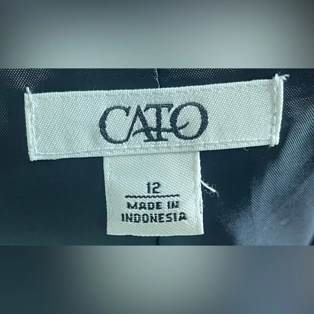 Cato- Black and White Tweed Blazer Size 12 - Image 6