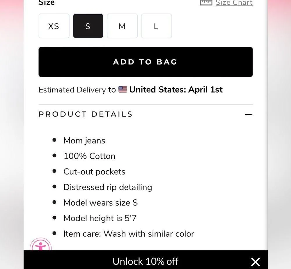 Polly Pocketless Mom Jeans - Image 6