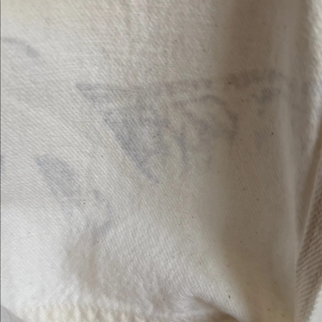 MADEWELL Cream Cargo Denim Skirt. - Image 11