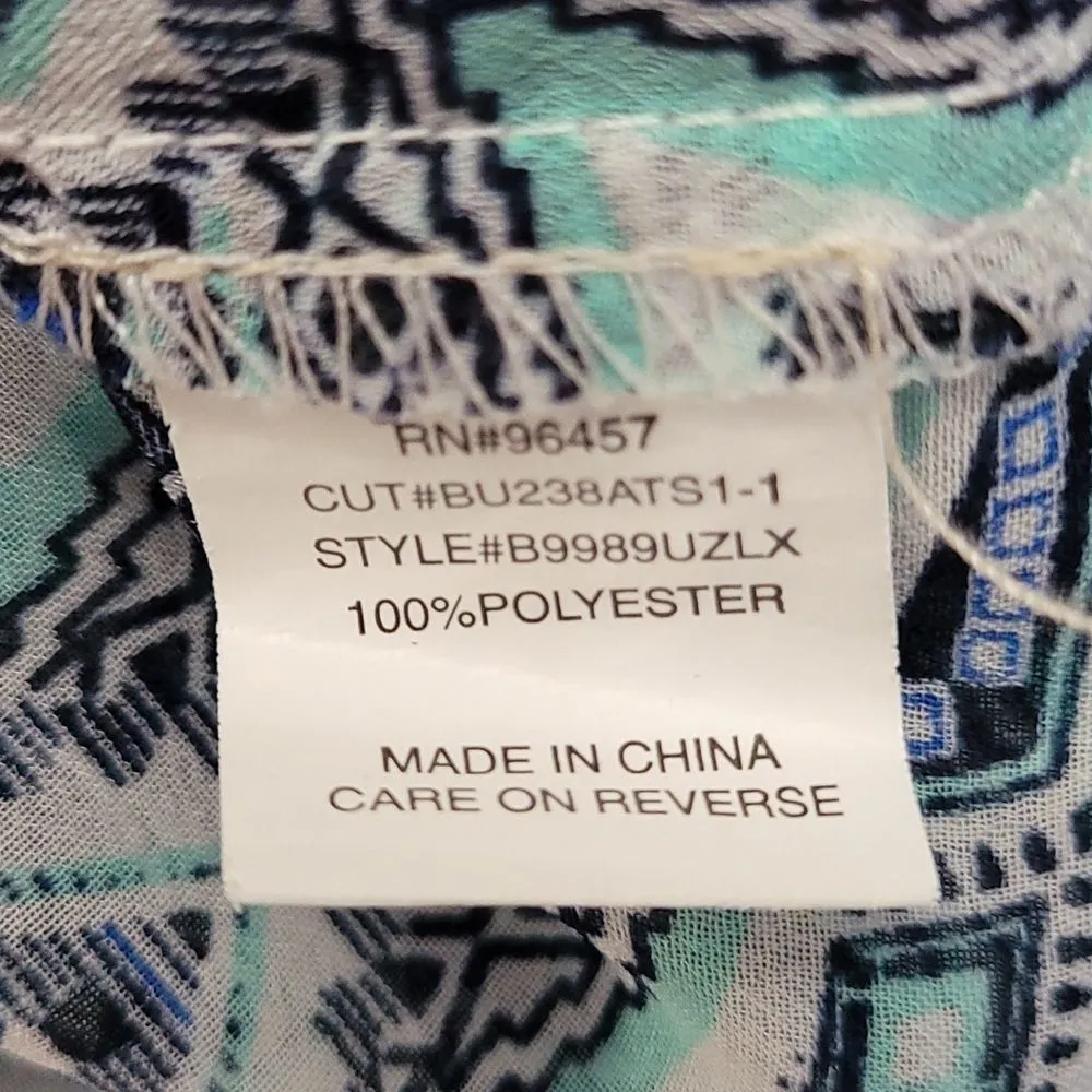 Eyeshadow  | Sheer printed blouse | Size: 2X - Image 6