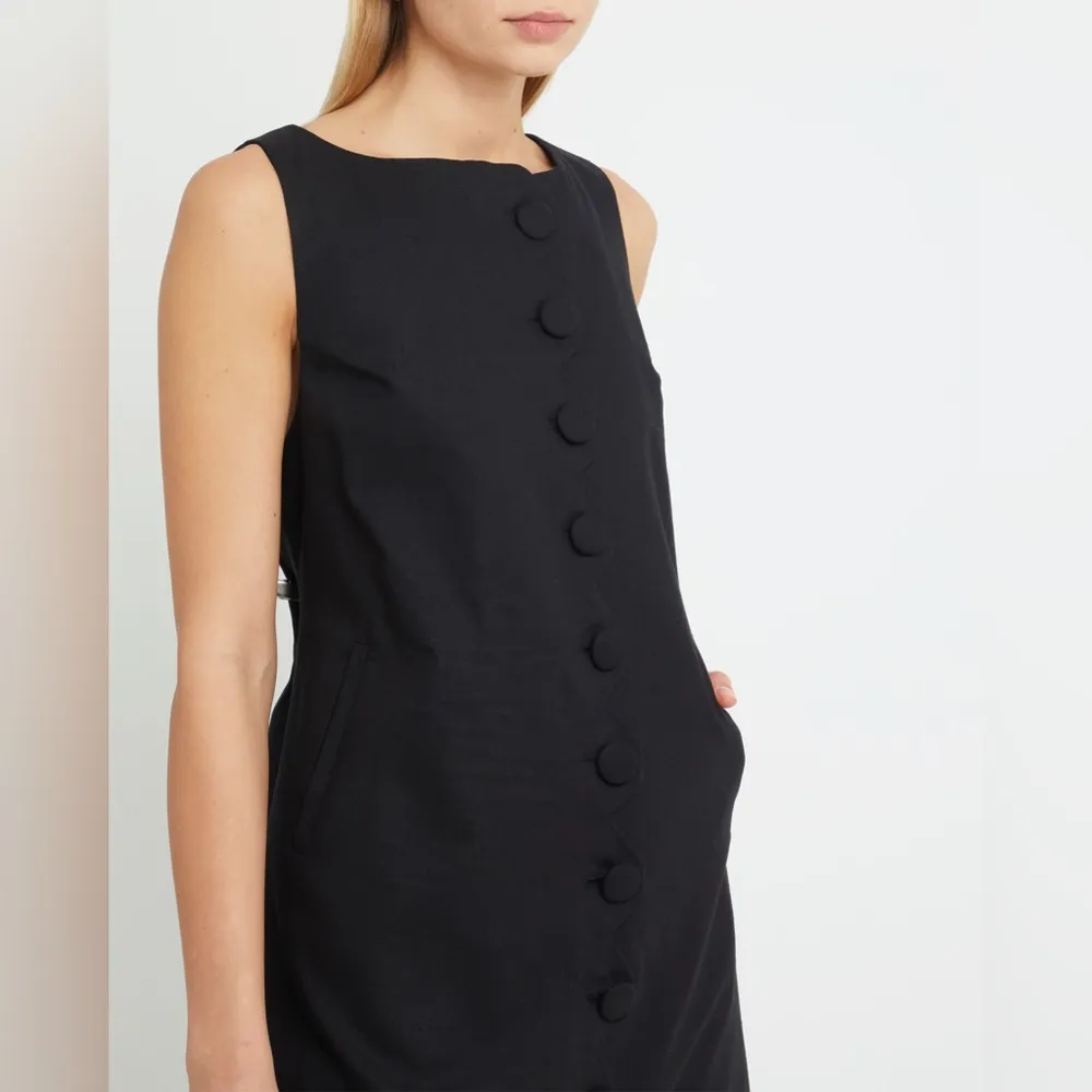 kourt Jasen Linen Blend Mini Dress - Image 6