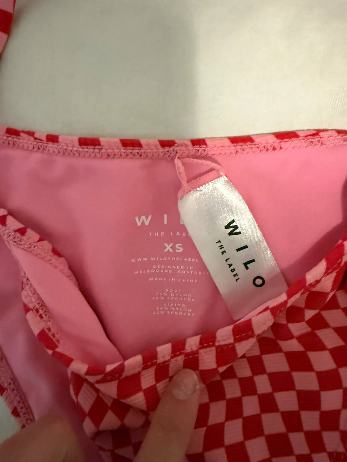 Swimsuit Bikini Pink Size XS - Image 2