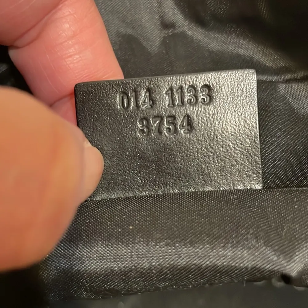 Gucci  Canvas Pouch Bag with Handle - Image 10