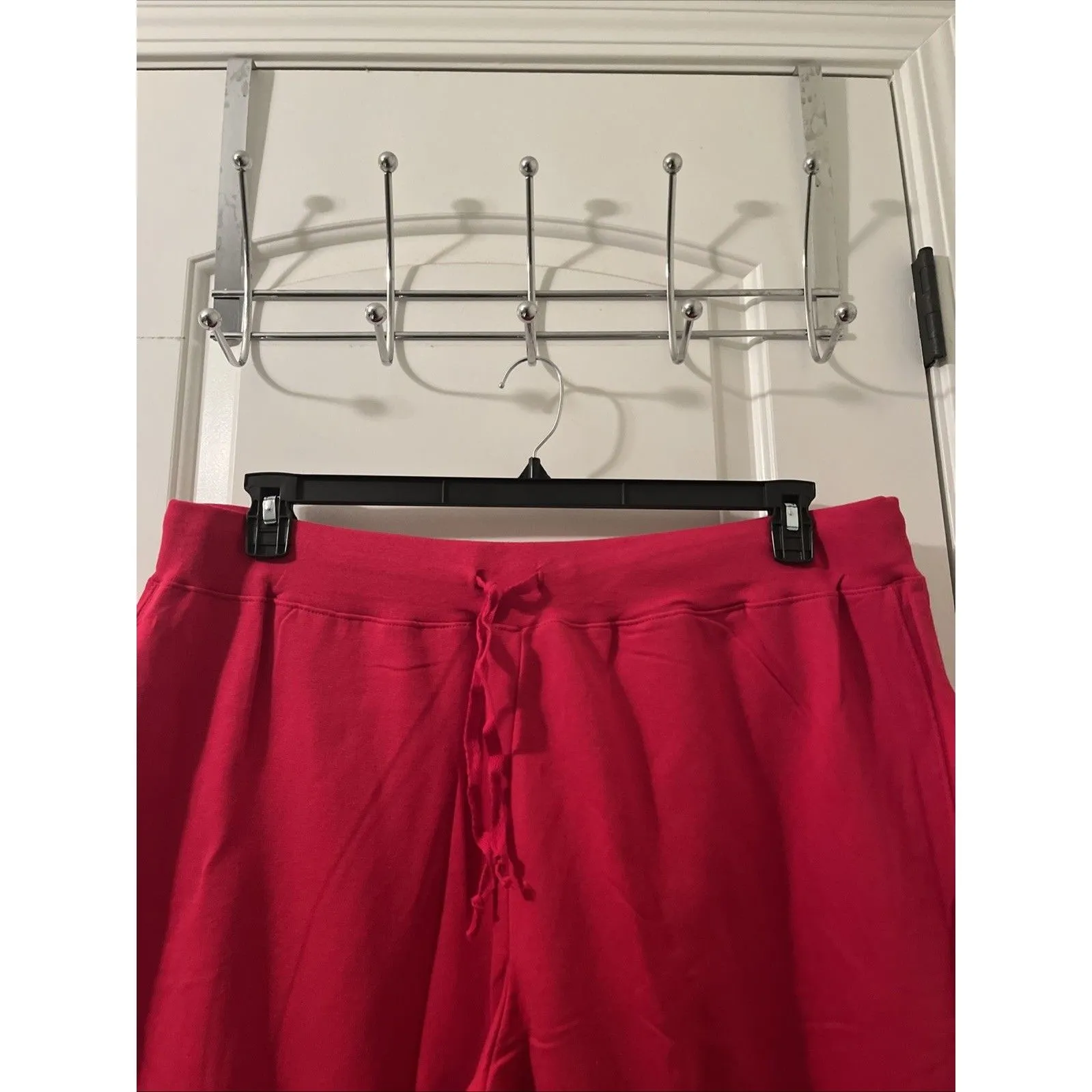 Hanes Women's Open Leg Bottom Fleece Sweatpants Size 3XL 24-26 Red - Image 3