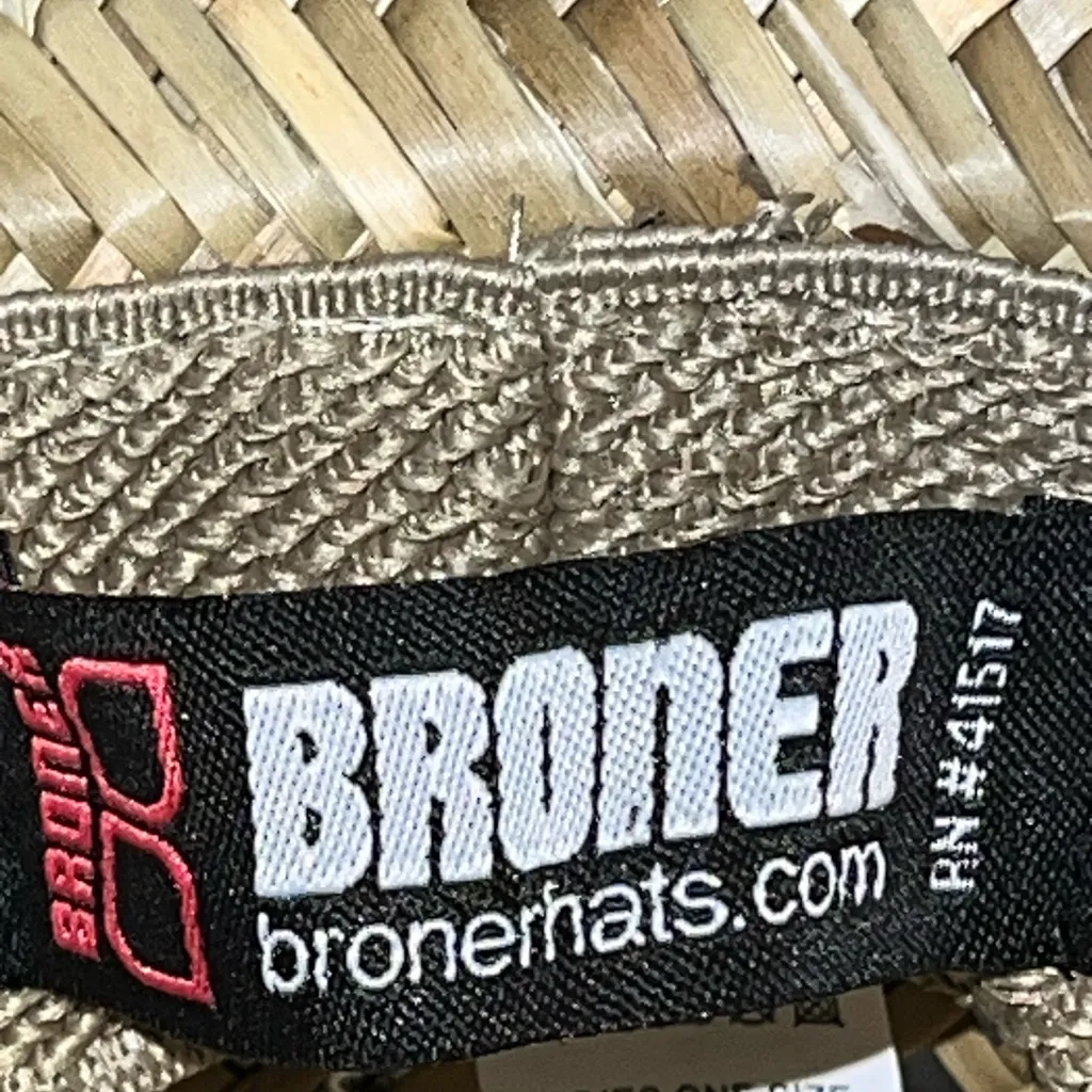 Broner Stylish Straw Cowgirl Hat with Beaded Band Tan - Image 6