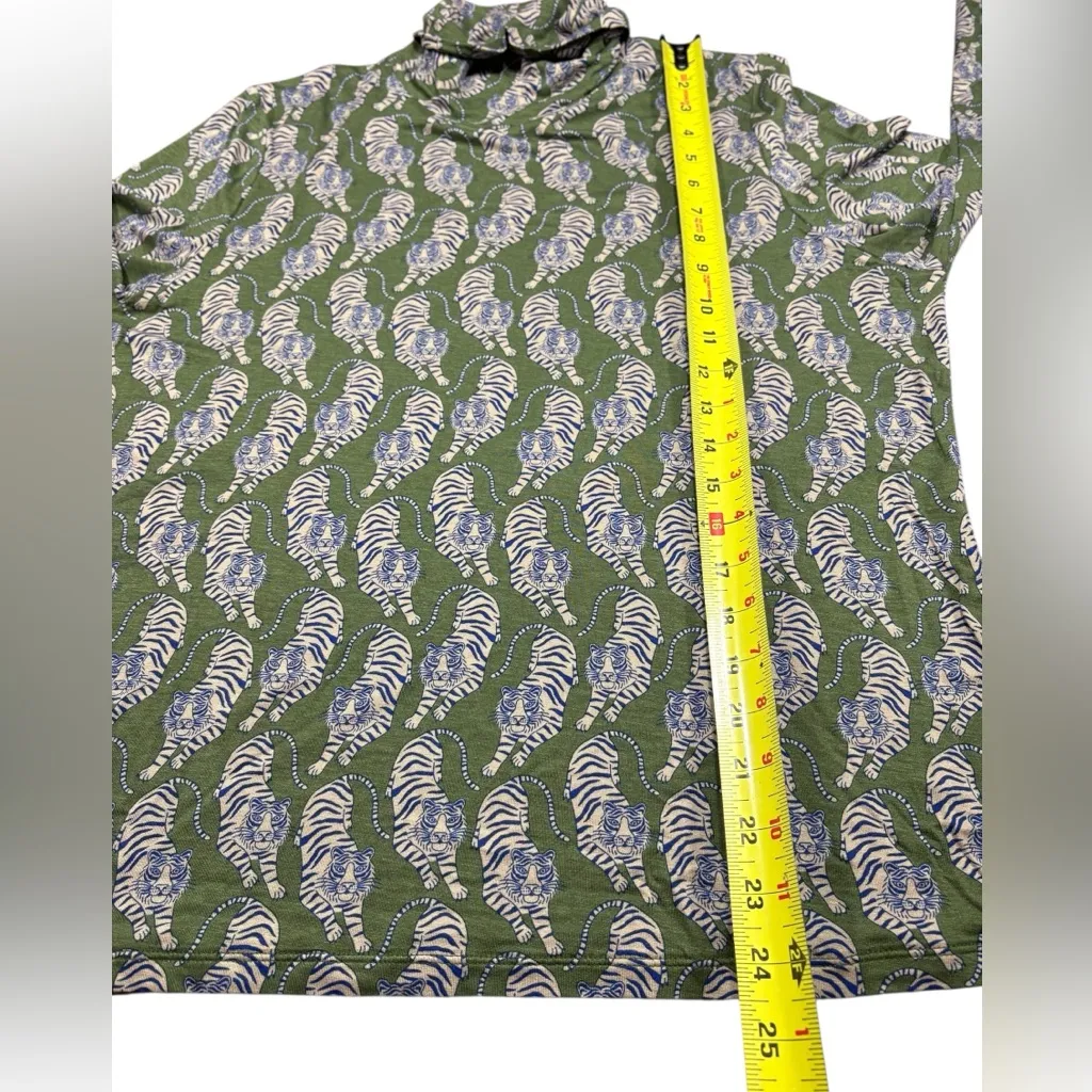 Boden Polly Tigers Top All Over Tiger Long Sleeve Mock Neck Womens XL 20 - Image 12