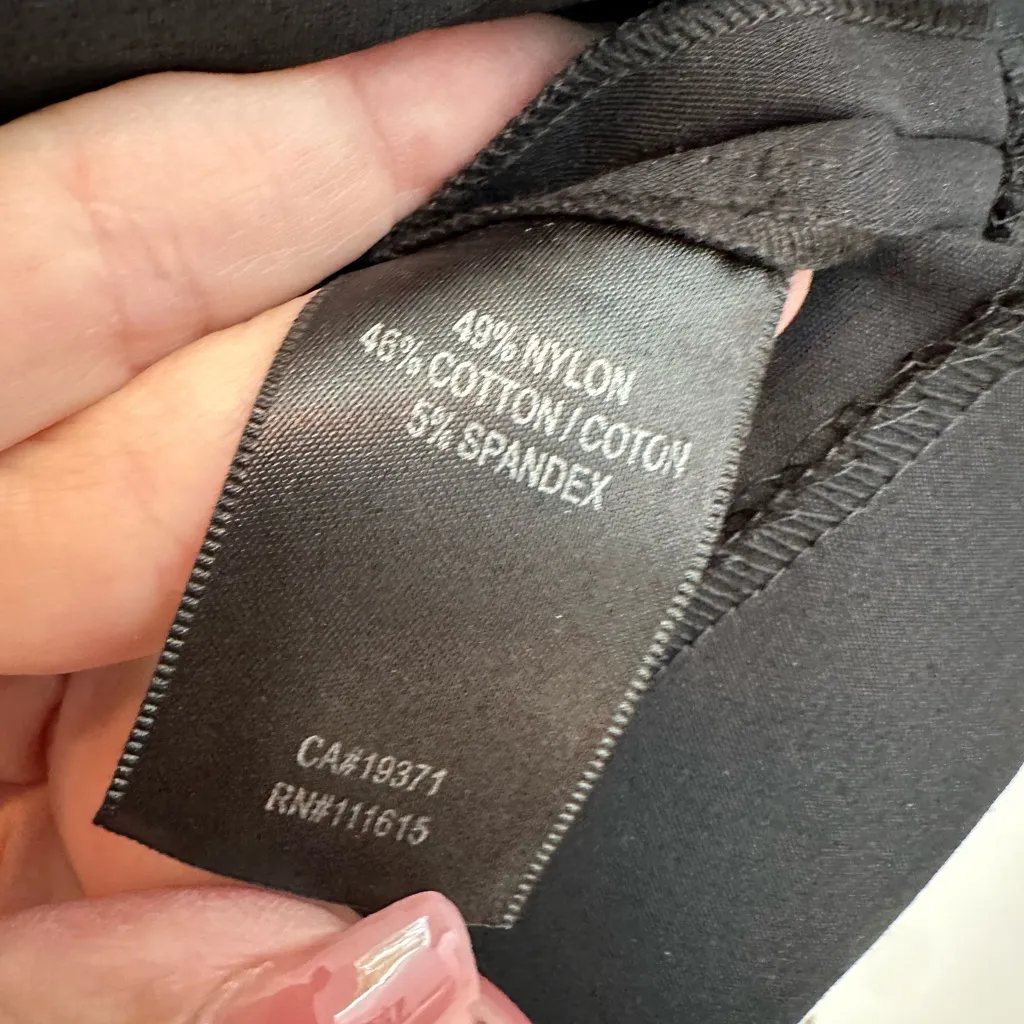 Robert Rodriguez Classic Career Shabby Chic Black Ribbed Pencil Skirt Size 2 XS - Image 6