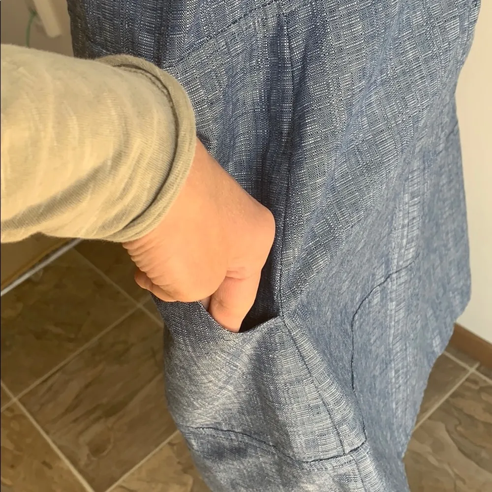 !HP!🎉Derek Lam Indigo Multi Button Mini Blue Dress Size 16 NWT - Image 5