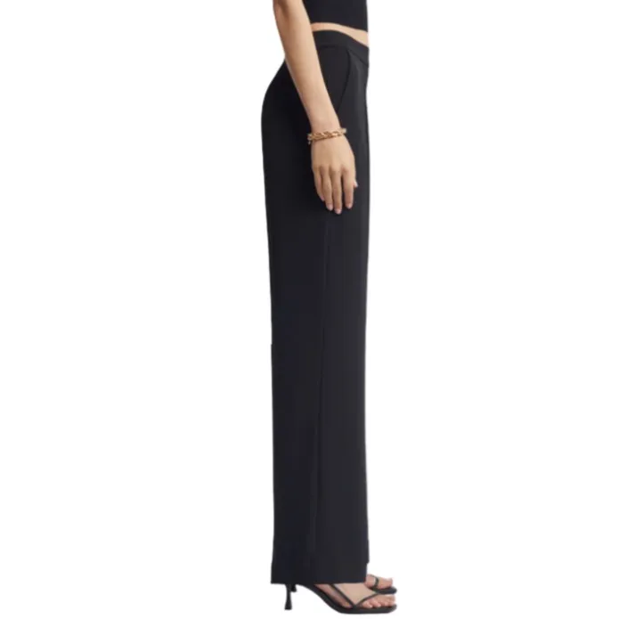 Open Edit Pleated Wide Leg Pants - Black Size S NWT - Image 5