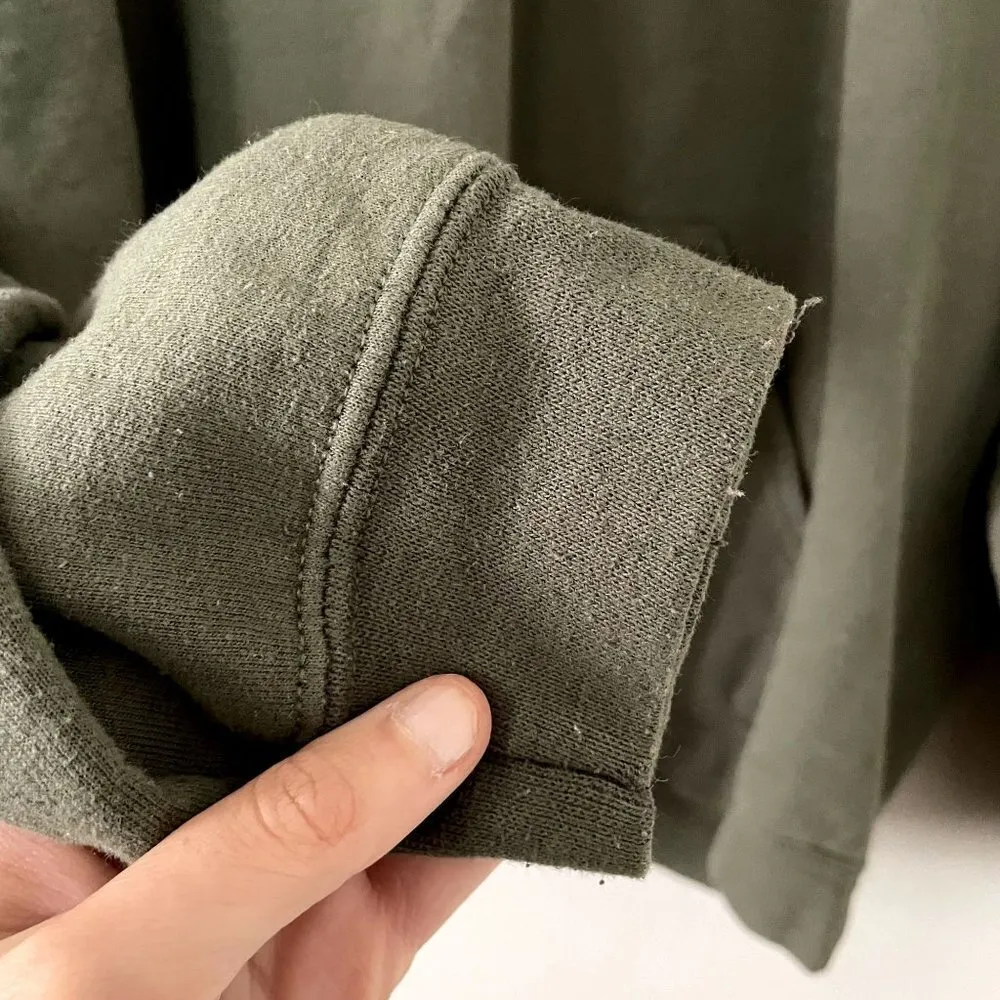 Colorado Royal Gorge Route cotton medium sweatshirt hoodie green casual sweater - Image 4