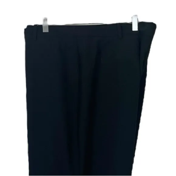 Worthington Black Pants Curvy Fit Trouser Fit Leg Mid Rise Women’s Plus Size 20W - Image 6