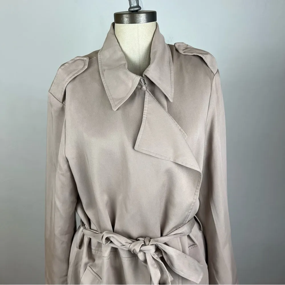 All Saints Bexley Mac Trench Coat - Image 4