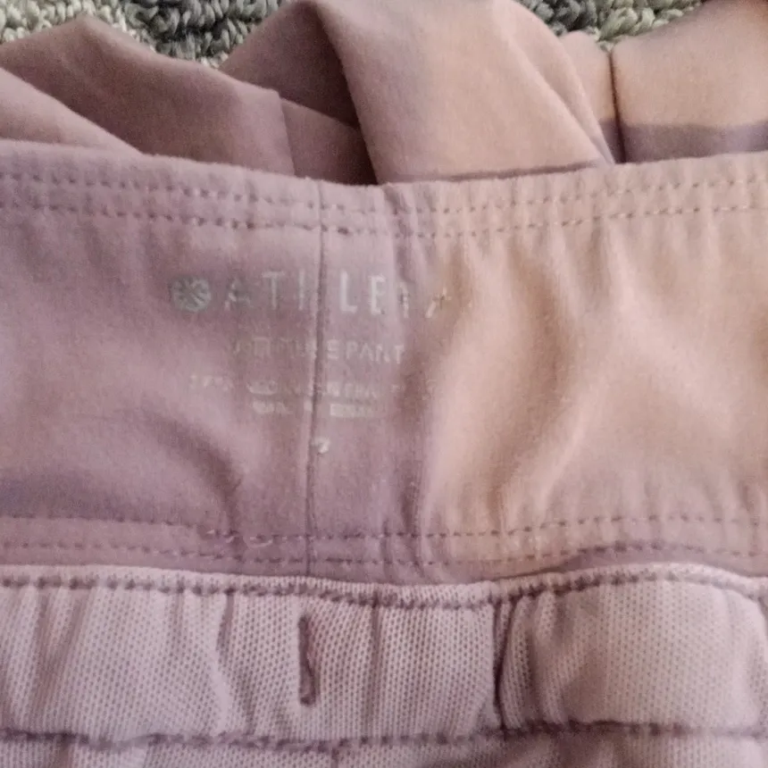 Athleta Attitude Pant Ruched Jogger Mauve Yoga Dance Travel Gym Womens Sz 14 - Image 3