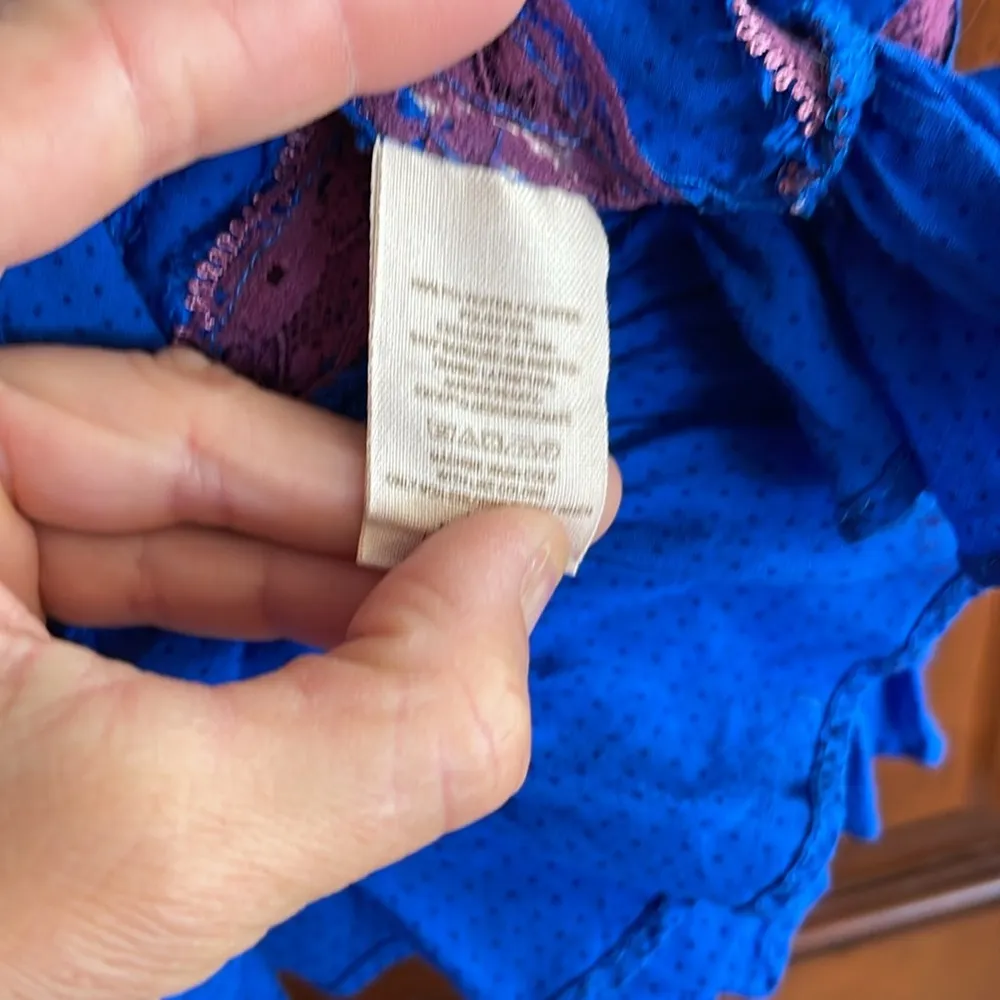 Free People Intimately  voile trapeze dress tunic boho festival - Image 4