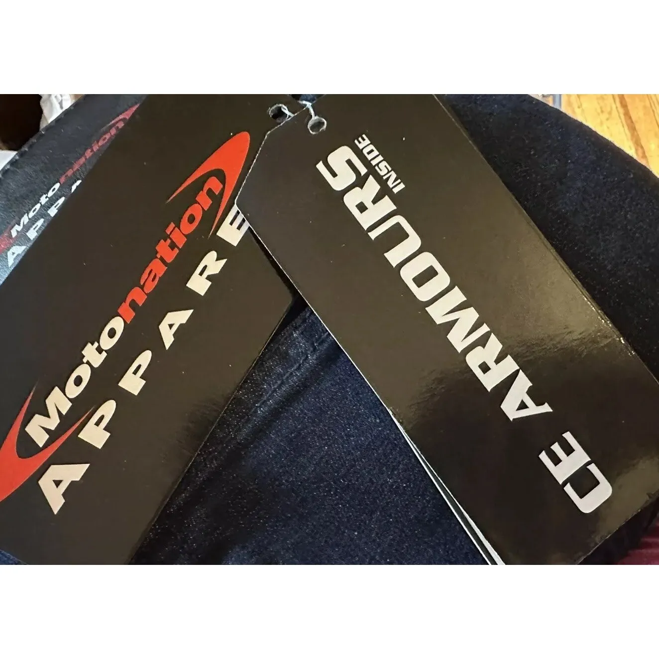 Moto Nation Apparel‎ Woman's Fuego Aramid Jeans Size 14 x 32 Blue - Image 9