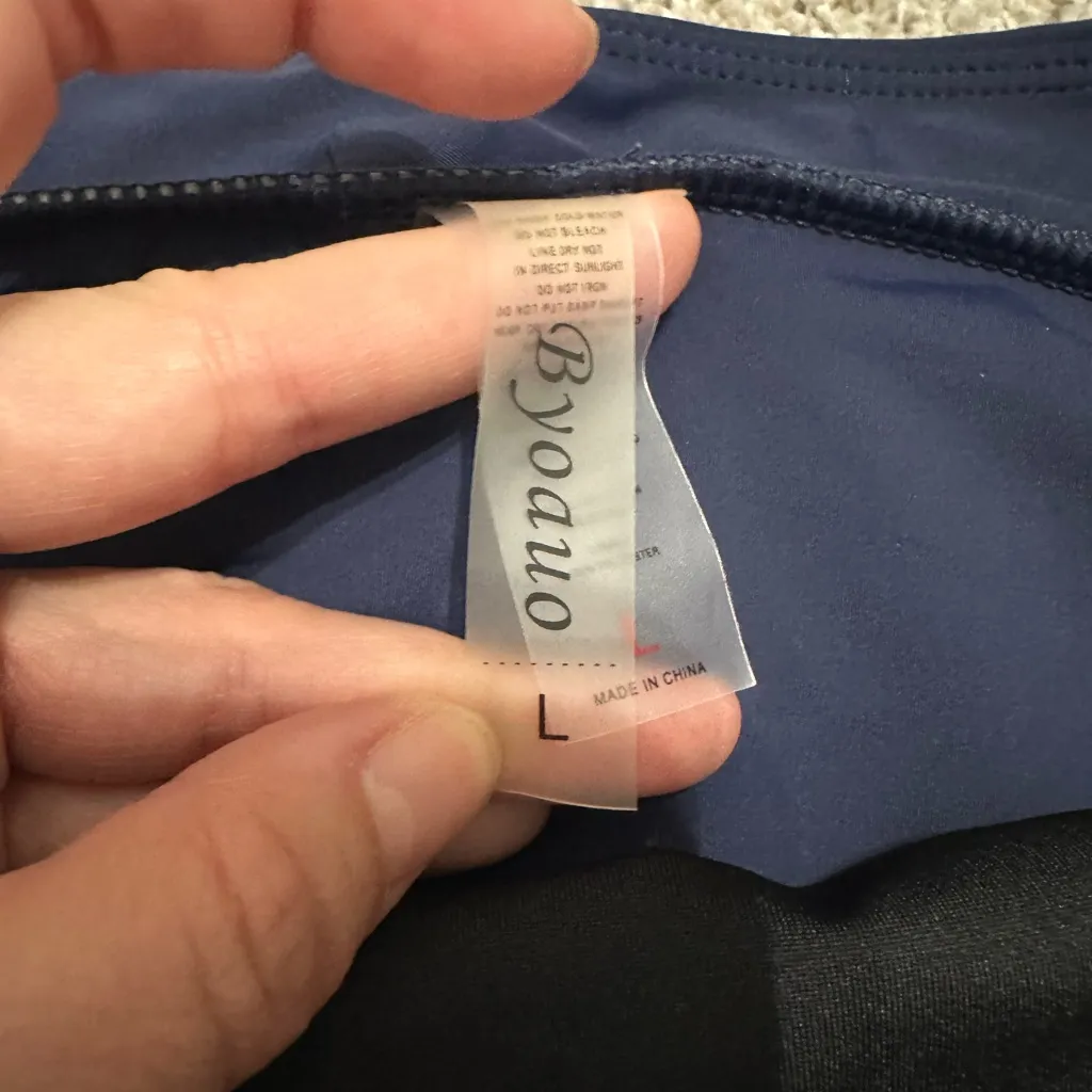 Navy Blue bikini Skirt Size L - Image 3