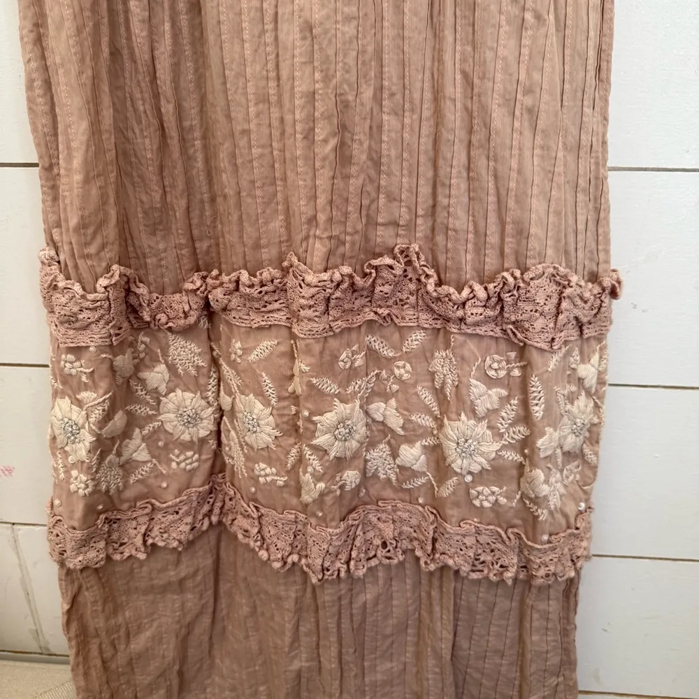 Florabella embroidered halter maxi dress - Image 8