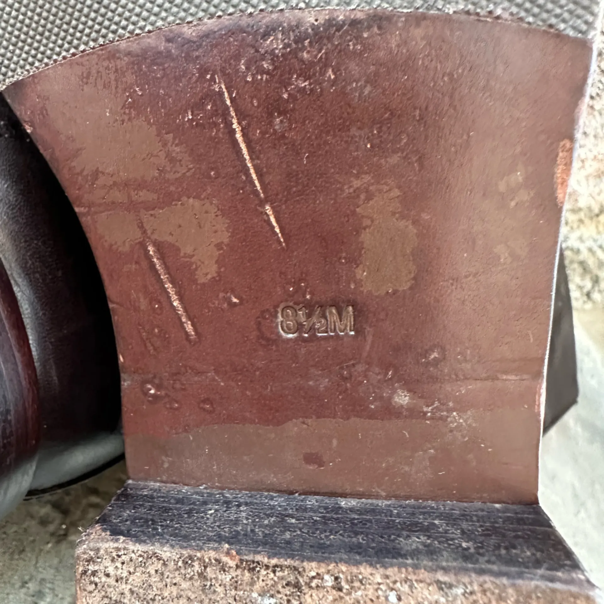 Tory Burch Eloise Brown Leather Gold Logo Riding Knee High Boot Shoes - Image 11