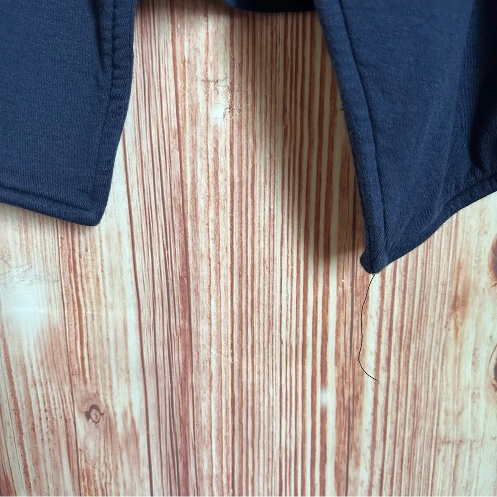 Caslon Navy Blue Drape Collar Knit Blazer - Image 8