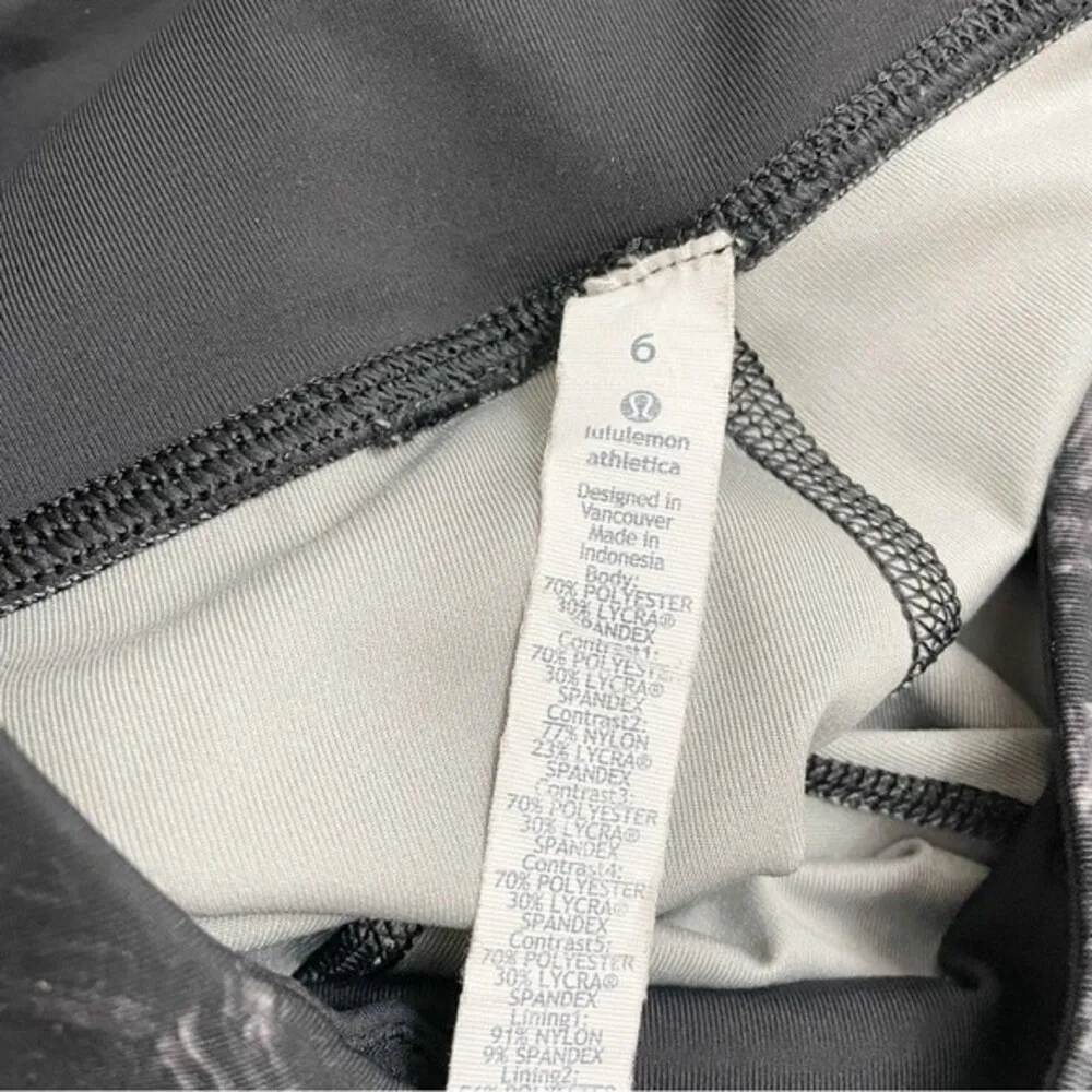Lululemon Runday Crop Full-On Luxtreme Arsenal Ambient Grey Black Women’s Size 6 - Image 15