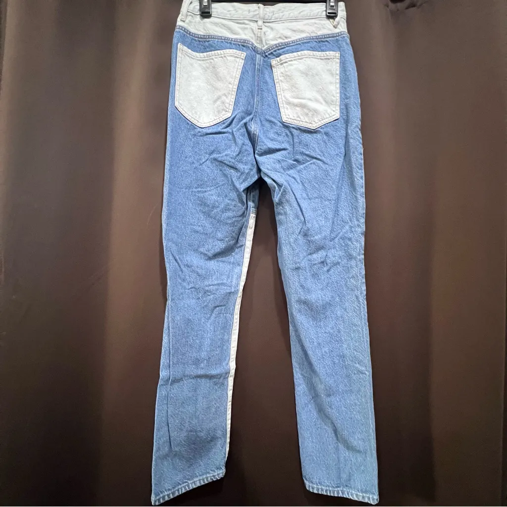 PacSun Dad Jeans, Size 27, Colorblock - Image 2